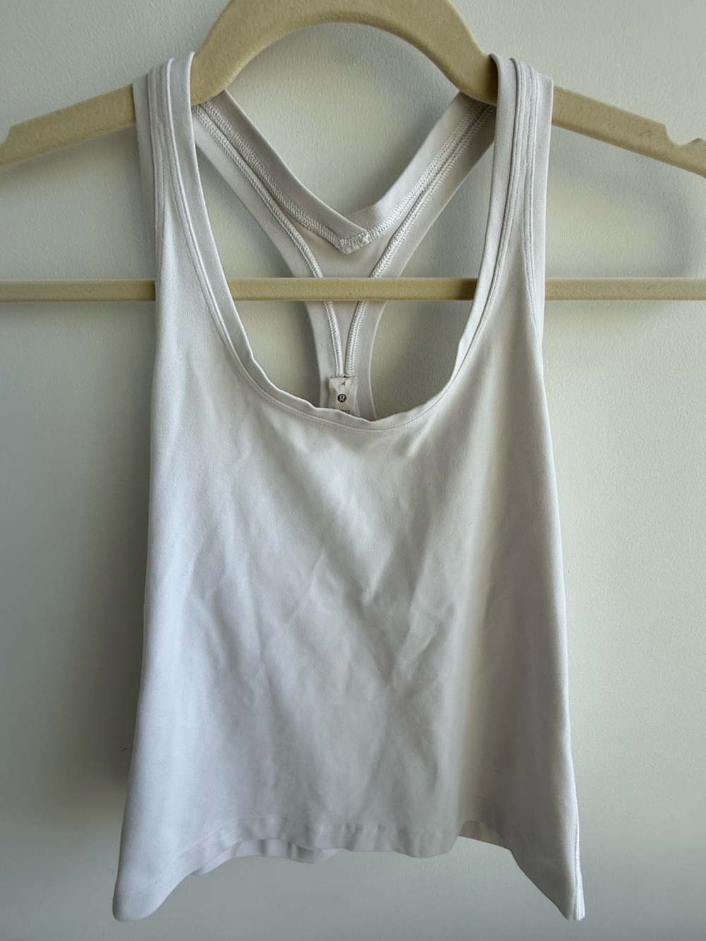 lululemon athletica White Racerback Tank